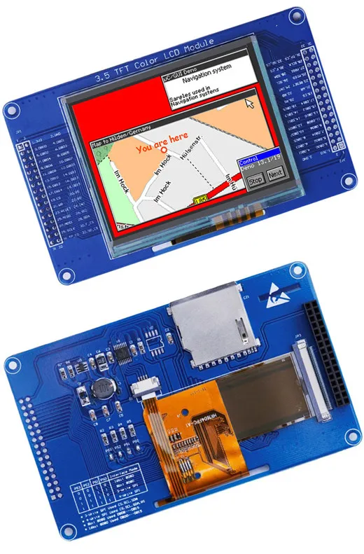 3.5 inch 32P TFT LCD Touch Color Screen Module SSD2119 Drive IC XPT2046 16Bit Parallel Interface 240*320 | Электроника