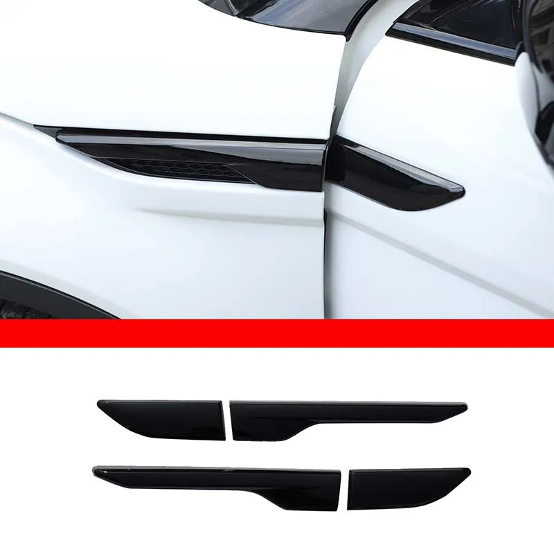 

4 Pcs ABS chrome Side Air Vent Outlet Cover Trim Sticker For Land Rover Range Rover Evoque 2012-2018 Car Accessories