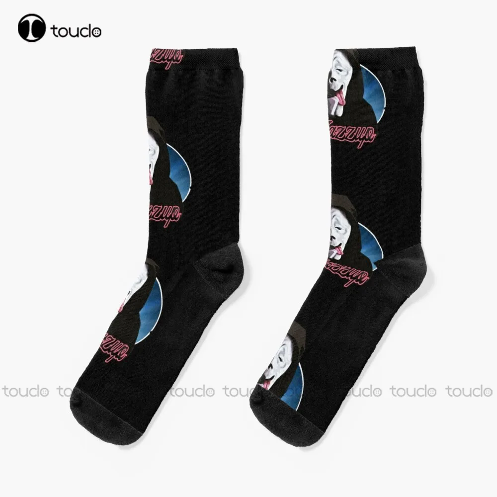

Wazzup - Scary Movie Vintage Socks Unisex Adult Teen Youth Socks Personalized Custom 360° Digital Print Hd High Quality