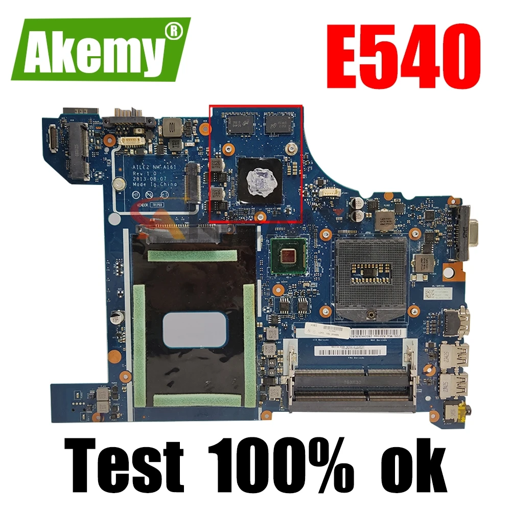 

Материнская плата для ноутбука LENOVO Thinkpad E540 AILE2 NM-A161 SR17D N15S-GT-S-A2 PGA947, материнская плата