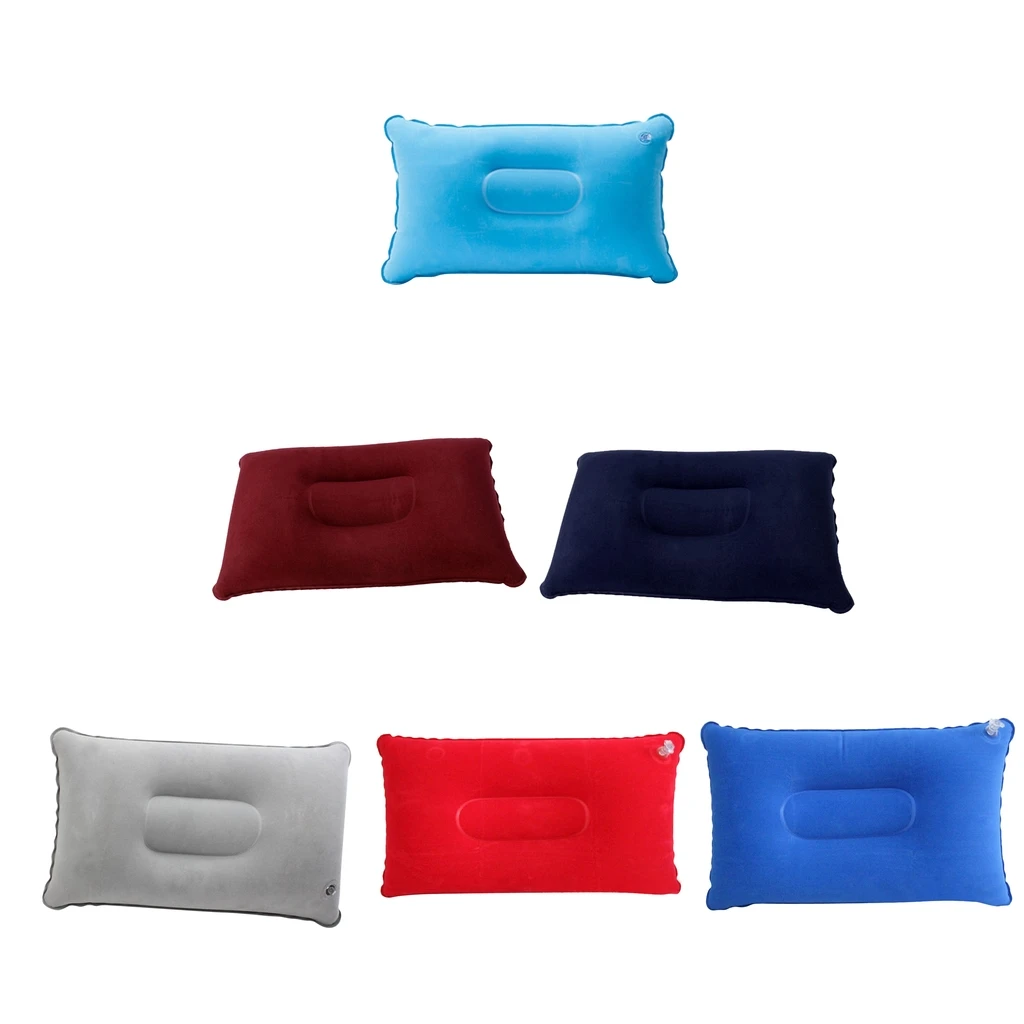 Уличная надувная дорожная подушка воздушная для кемпинга удобная компактная