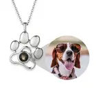 Ожерелье с проекцией животных для девочек, персонализированная собака ожерелья с котом, модный индивидуальный подарок на День святого Валентина для женщин
