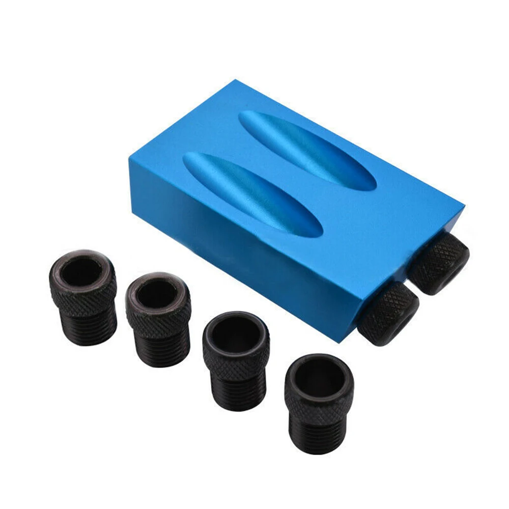

34Pcs Drilling Kit Pocket Hole Screw Jig with Dowel Drill Set Carpenters Wood Joint Tool Woodworking Tools