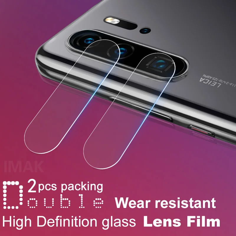 2 шт. защитная пленка из стекла высокой четкости для huawei P30 Pro стеклянная Imak камера