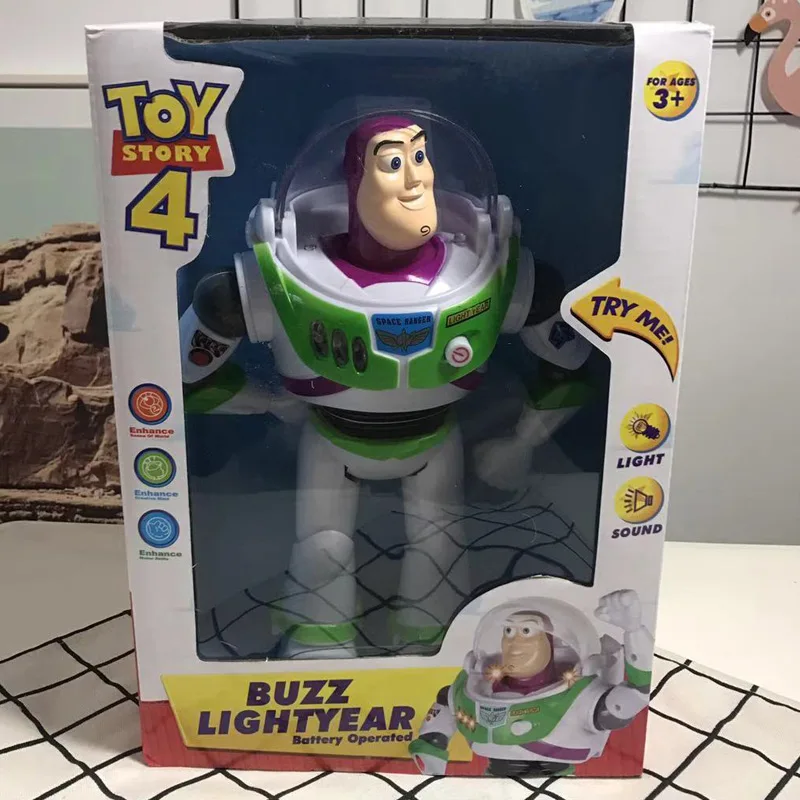 25 см История игрушек 3 с освещением музыка Базз Лайтер игрушка древесный фигурка