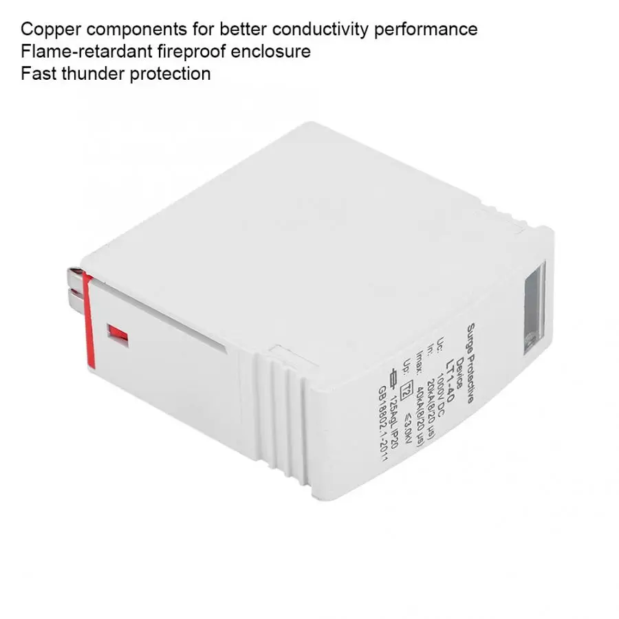 2 шт. SPD стабилизатор Напряжения DC фотогальваническое устройство защиты от