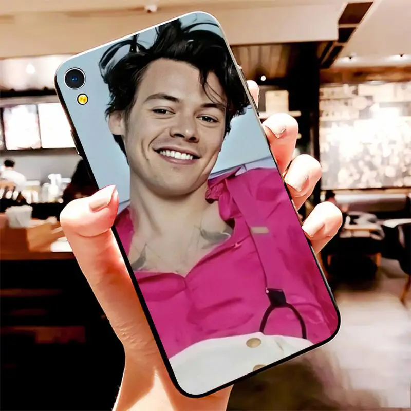 

HPCHCJHM Harry Styles Love On Tour 2020 Soft black Phone Case For Vivo Y91c Y17 Y51 Y67 Y55 Y93 Y81S Y19 Y7S Case
