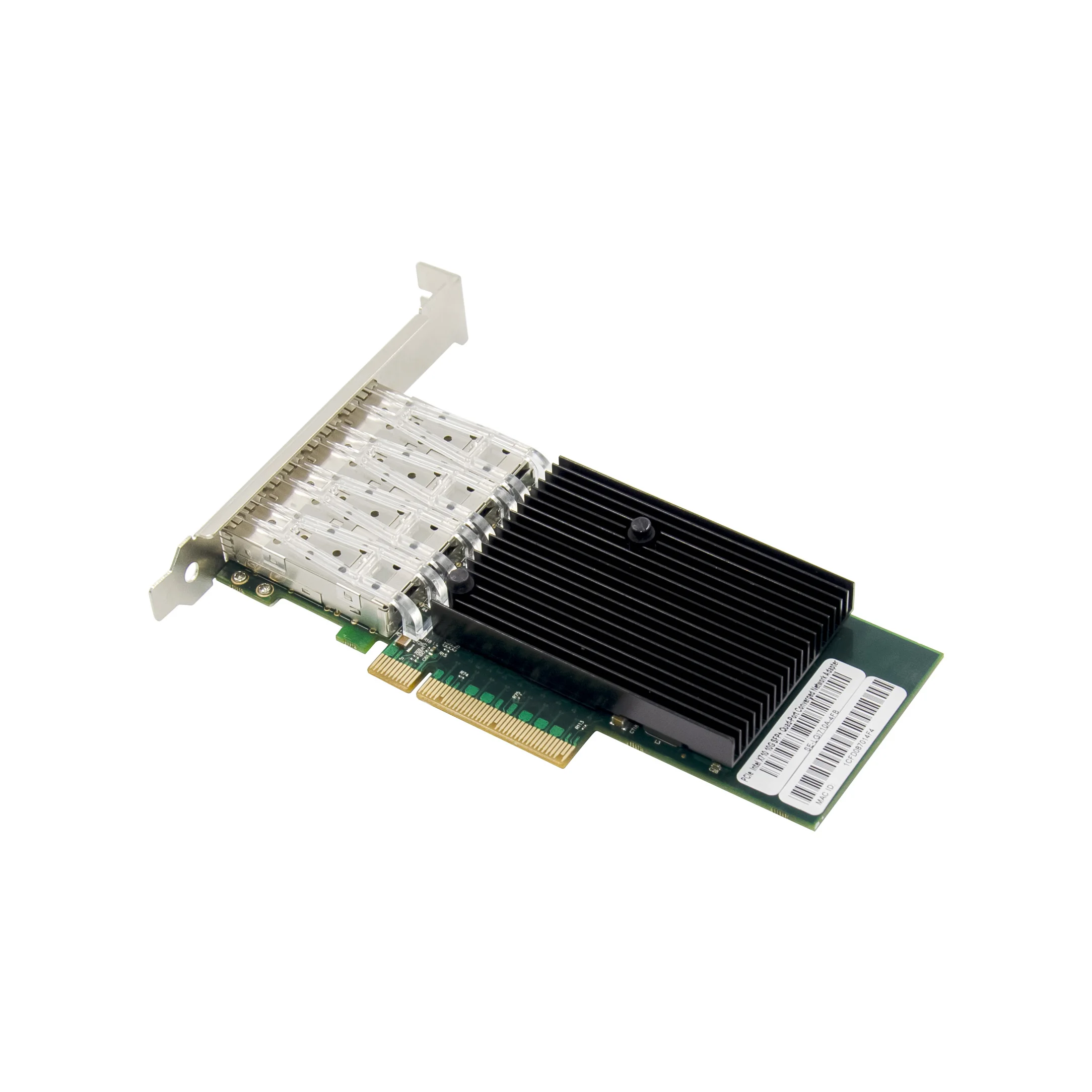 4 порта PCIExpress3.0 PCIE X8 10 Гб четырехпортовая оптоволоконная сетевая карта чипсет