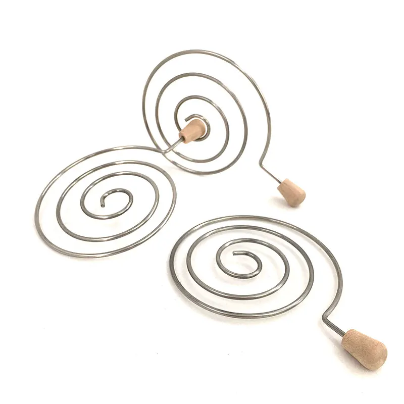 1 шт. серебряная металлическая вихревая Форма аксессуары для кальяна держатель с