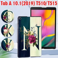 case for samsung galaxy tab a 10 1 2019 t510t515 anti dust printed pc plastic shell cover free stylus