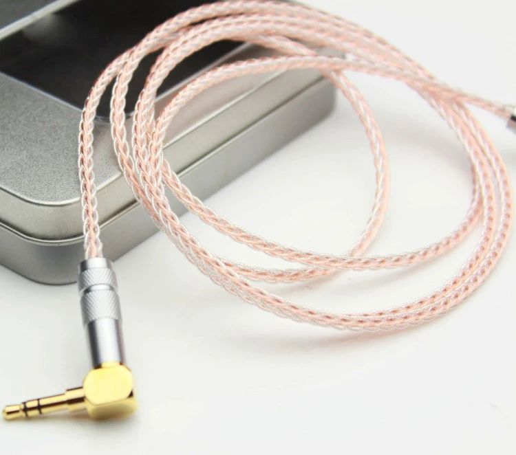 8-жильный 7N OCC посеребренный/медный стандартный кабель для наушников K240 K242 K271 K272