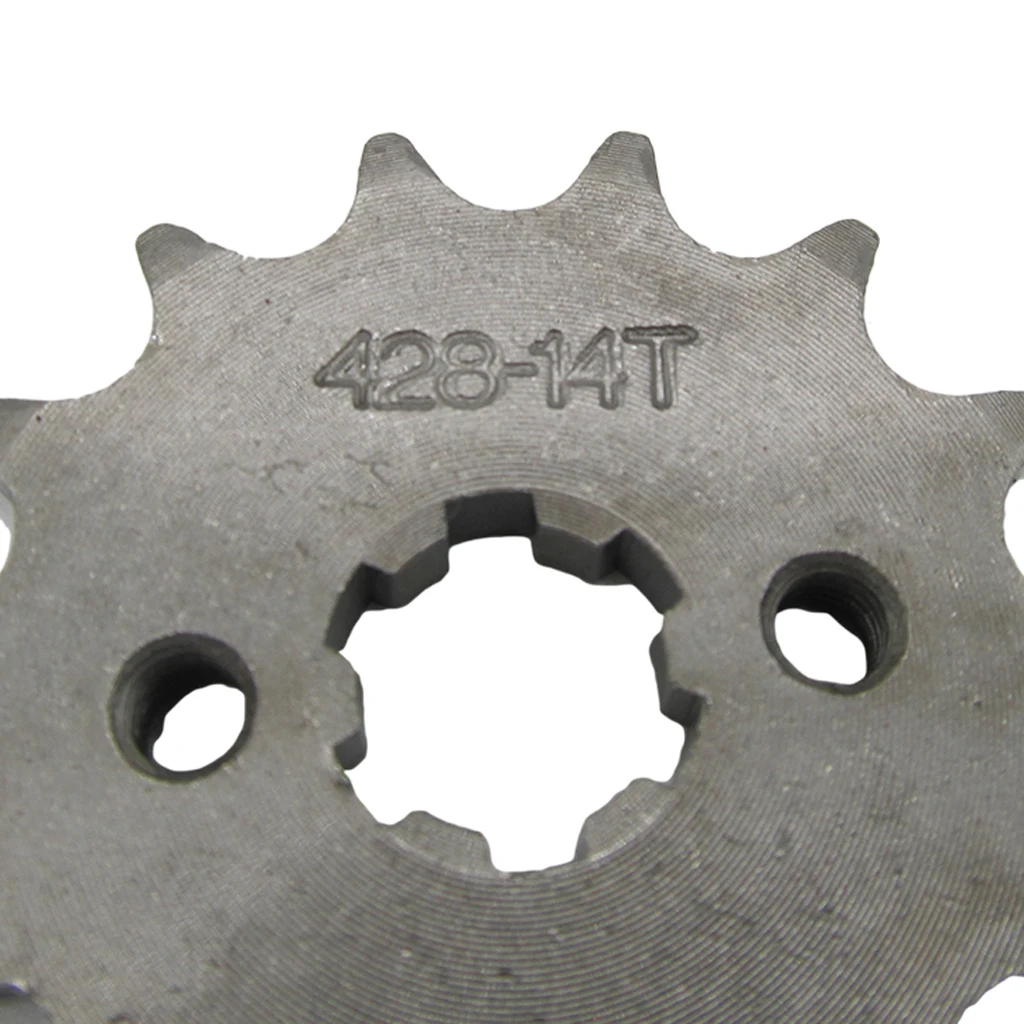 

Зубчатая Звездочка 14T 17 мм, звездочка 428 для квадроцикла 110cc 125cc 140cc