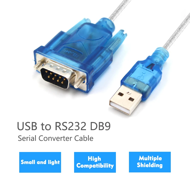 USB к RS232 DB9 кабель конвертер серийный 9pin COM порт мужской адаптер поддерживает для Win
