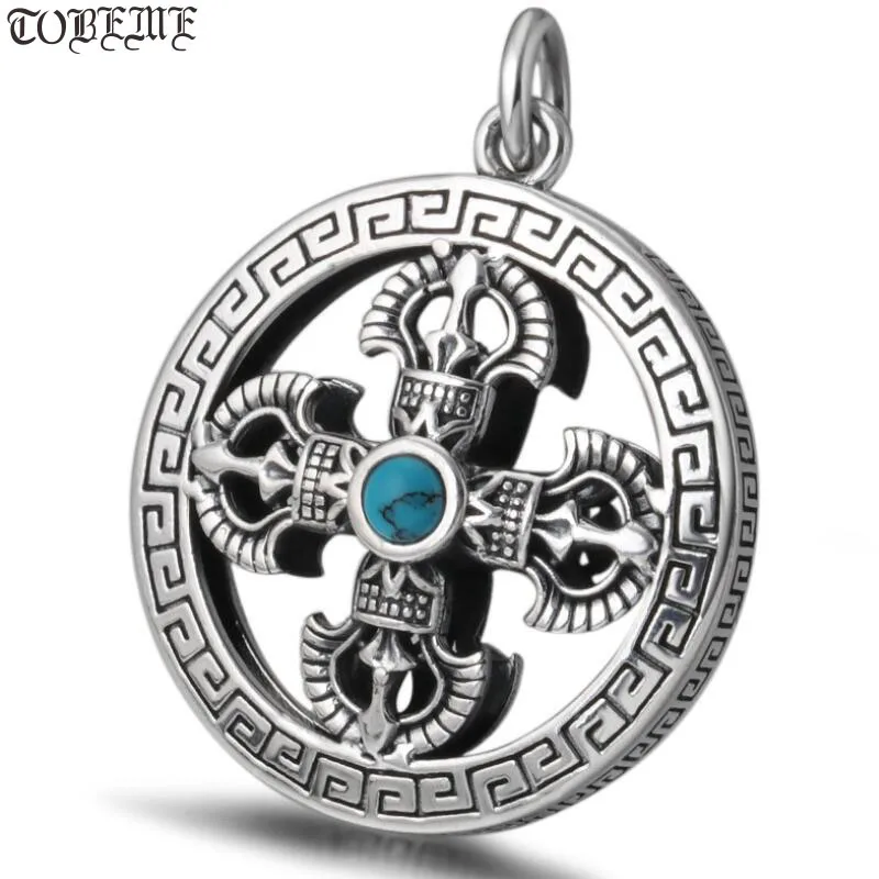 Новинка 100% Серебро 925 пробы колье в тибетском стиле чистое серебро тибетская