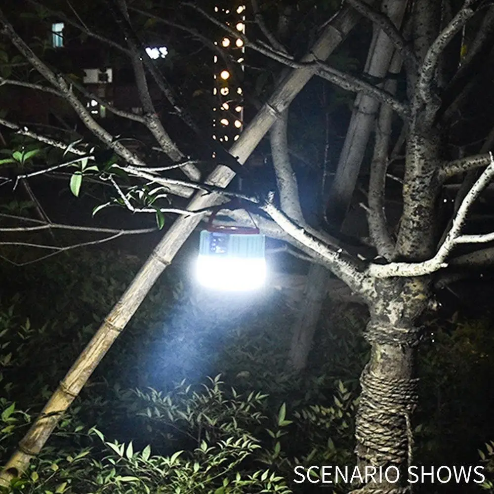 

Rechargeable 3 Modes LED Flashlight Camping Tent Light IPX6 Remote Control USB Waterproof Solar Power Lamp 190W 280W