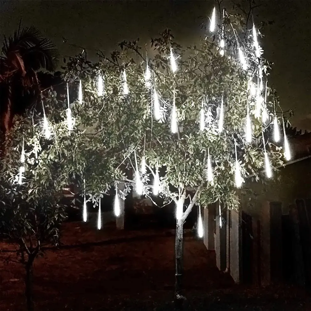 

LED Meteor Shower Light Patch Highlight Waterproof String Christmas Party Festival Decoration Waterfall Light Rain Drop Light