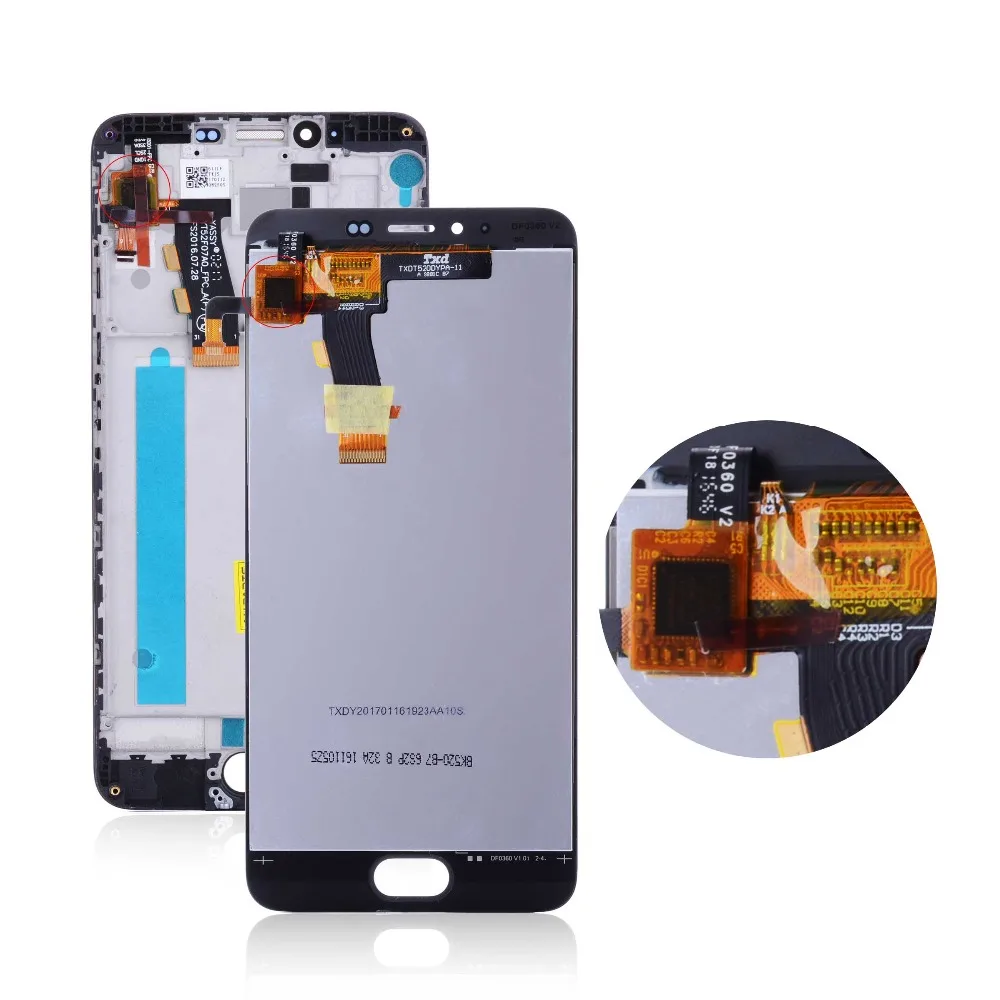 Для MEIZU M5 M611H ЖК дисплей с сенсорным экраном сенсор полная сборка| |