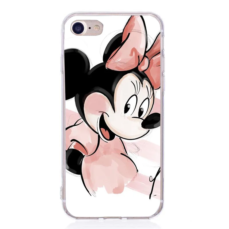 Чехол с мультяшным рисунком для iPhone 6S 5S SE 7 8 Plus X XS чехол для MAX XR силиконовый чехол для Apple iPhone 7 Чехол Мягкий чехол для телефона