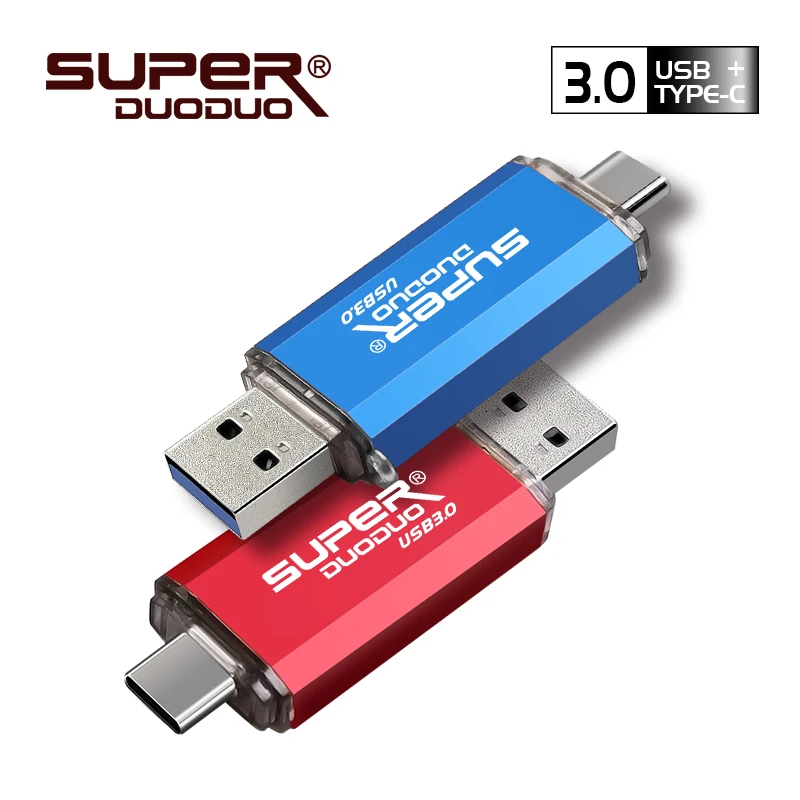 Флеш-накопитель OTG USB 3,0, флеш-накопитель, 128 ГБ, Тип C, Micro Usb накопитель, 16 ГБ, 32 ГБ, 64 ГБ, флешка для устройства type-C