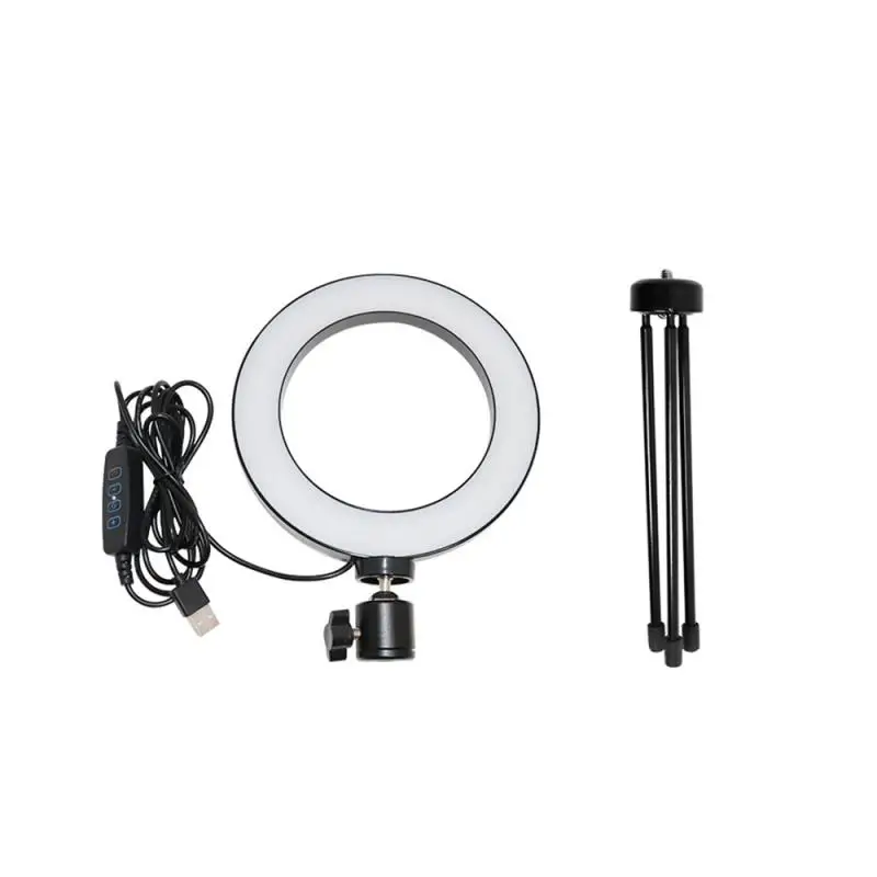 Кольцевой светодиодный светильник для селфи лампа диаметром 16/20 см с