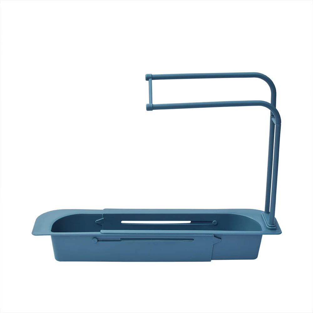 Telescopic Sink Rack Soap Sponge Drain Shelf Storage Basket Bag Faucet Holder Adjustable Bathroom Kitchen Accessorie | Дом и сад