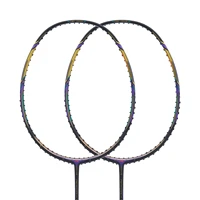 2021 new product aeronaut9000i black gold badminton racket ultra light single shot wireless badminton racket