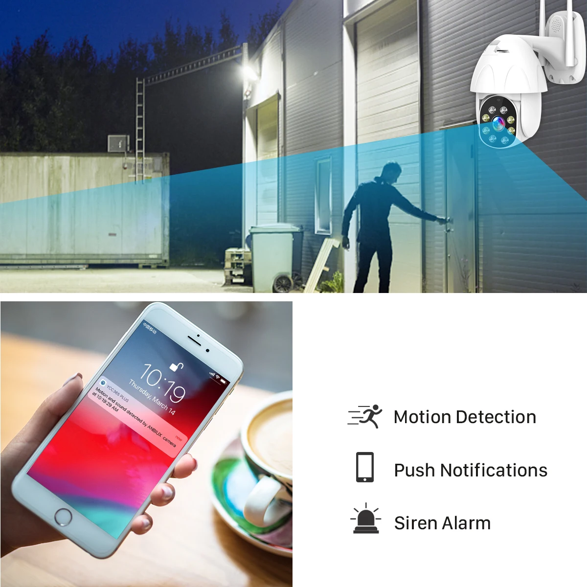 1080P Wifi IP камера беспроводная камера безопасности уличная 2MP HD камера наблюдения аудио Onvif 2MP ИК полноцветная камера ночного видения