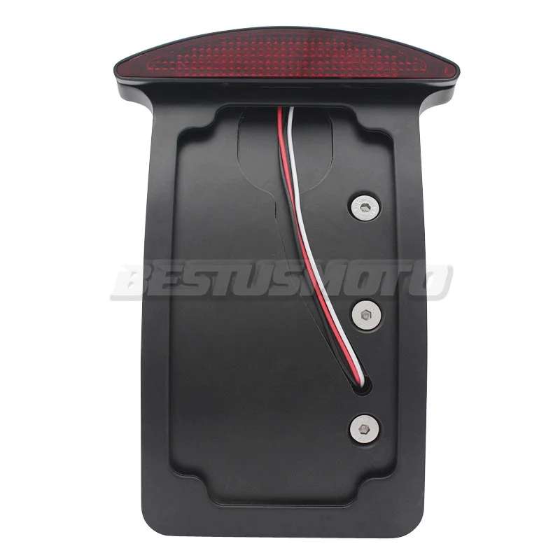 1 &quotили 3/4&quot мотоцикл номерной знак светодиодный задний светильник Кронштейн