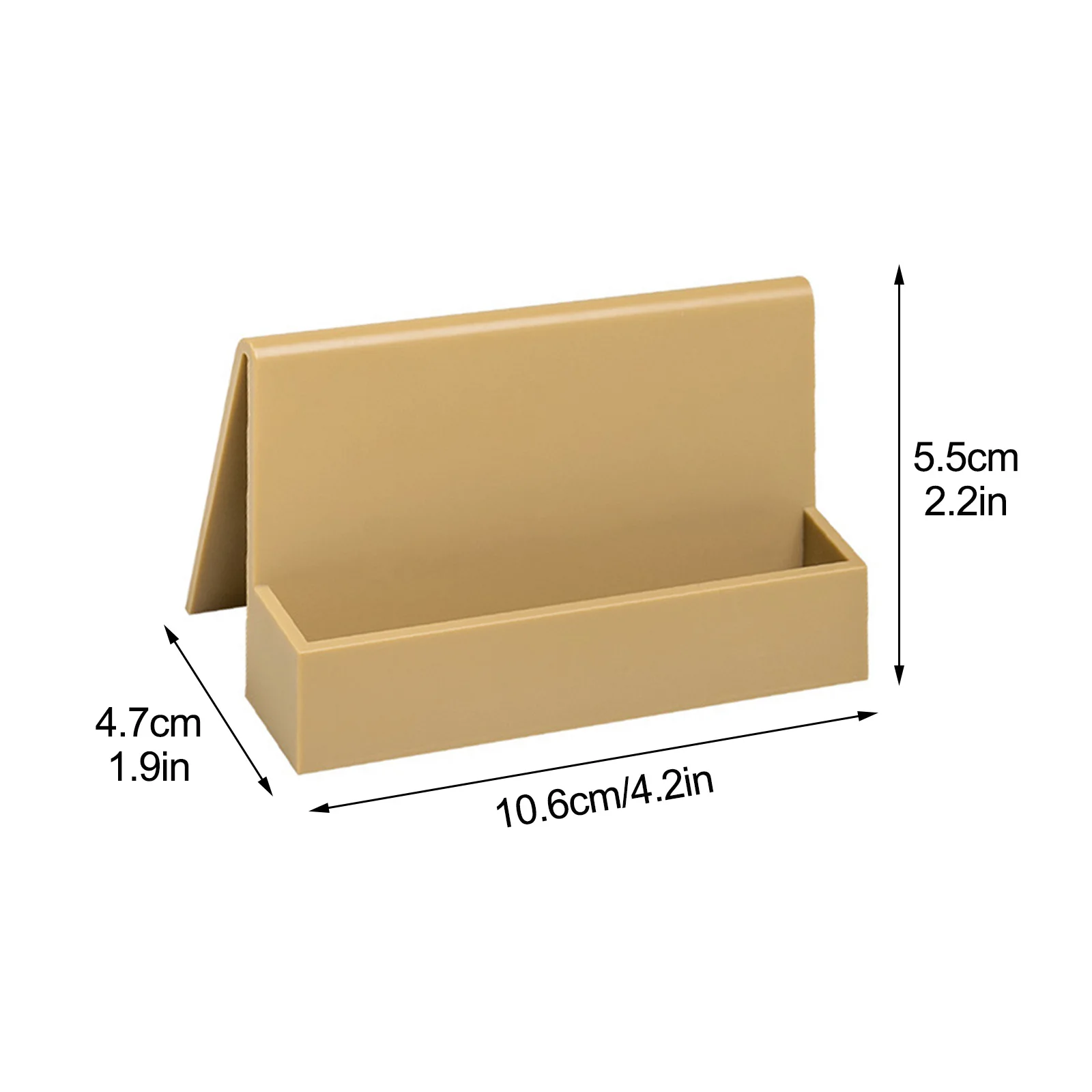 

1pcs Plastic Display Stand Desk Sign Label Frame Price Tag Display Business Card Holders