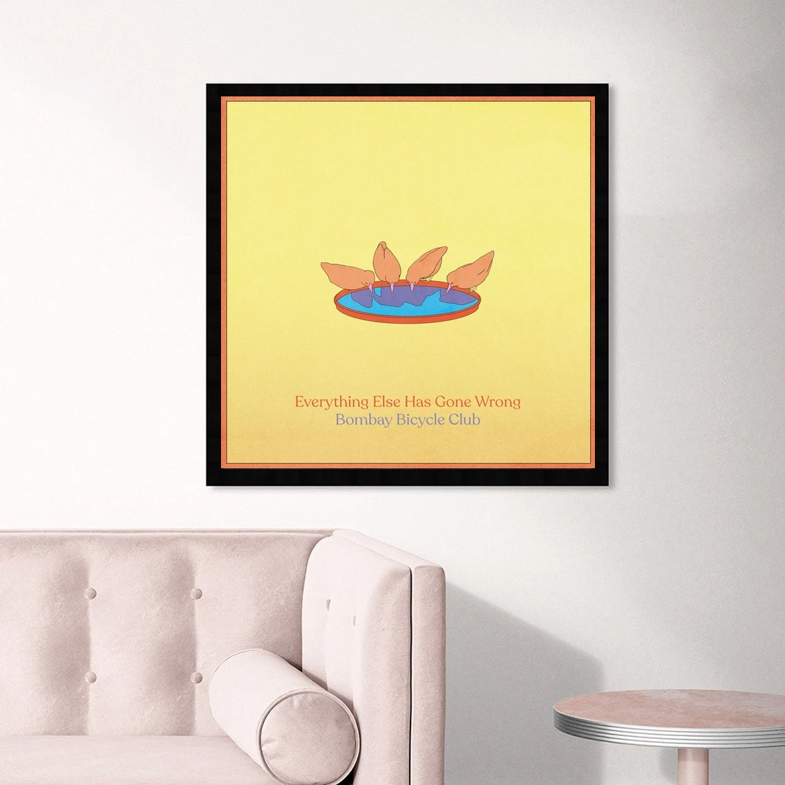 Bombay Bicycle Club Everything Else Has Gone Wrong Музыкальный альбом Плакат Холст Художественный принт Украшение дома Настенная живопись (без рамки) (art.: 3920ced623e6a) - 3920ced623e6a