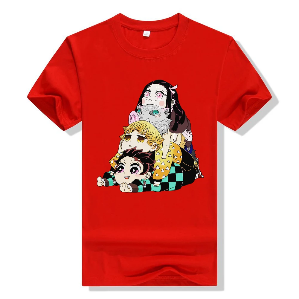 

Demon Slayer Kimetsu No Yaiba Anime T-shirt Women's Harajuku Summer Top Casual Crewneck Edgy Shirt Short Sleeve Y2k Fashion