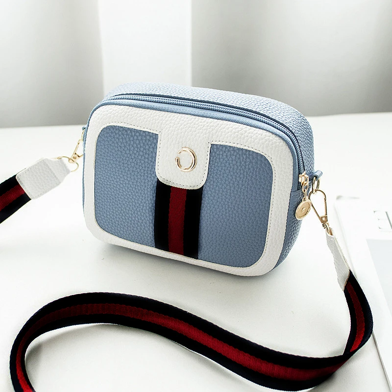cg womens bag wholesale stripe metal letters 2021 new shouldercrossbody bags contrasting color square sling phone coin purse free global shipping