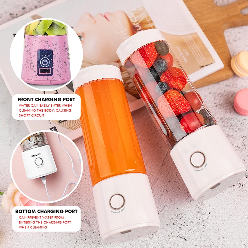 

Portable Blender USB Mixer Electric Juicer Machine Smoothie Blender Mini Food Processor Personal Lemon Squeezer Juicer Blender