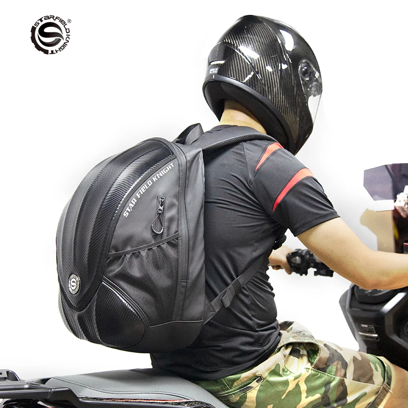 

Motorcycle Motorcycle Helmet Backpack Black Multifunction Multi-Function Outdoor Moto Accessories Can Put Full Face Helmet