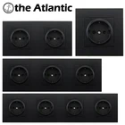 Atlantic несколько розеток EUDEрусский стандарт розетки Пластик Панель электрическая розетка в стену 1234 гнездами socket