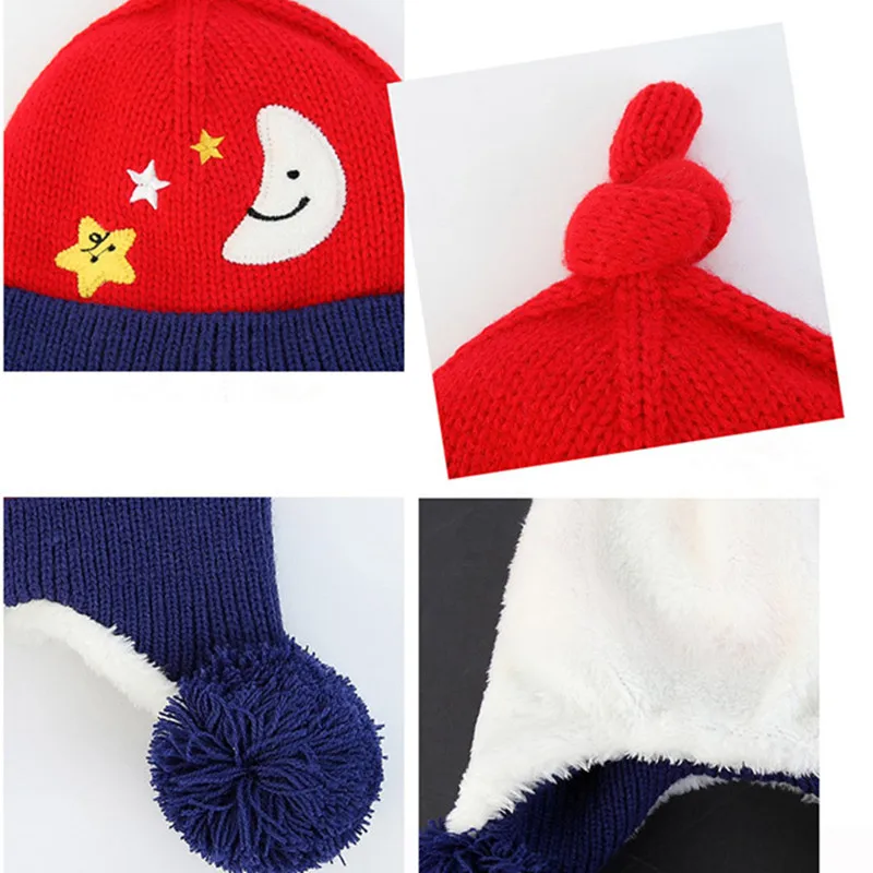 Осенне-зимний детский костюм с шапкой для детей от 6 месяцев до 3 лет вязаная шапка