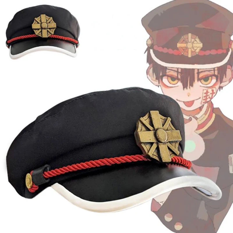 1 шт. новая аниме унитаз Hanako kun Yugi Amane Косплей шляпа тёмно синий стиль шапка Kun