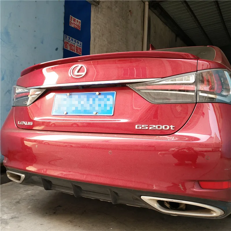 

Спойлер из АБС-пластика для Lexus GS250 GS350 GS450, задний спойлер грунтового цвета для Lexus GS200T 2013-2016