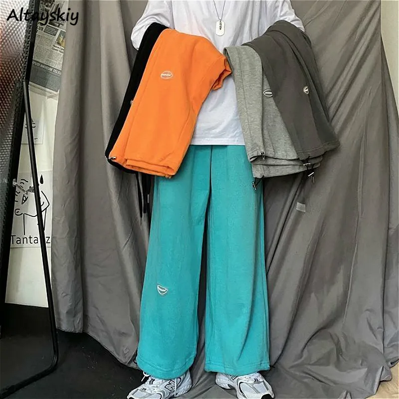 

High Waisted Pants Women Ins Harajuku Stylish Workout Casual Loose All-match Autumn Female Trousers Daily Street Style Bottom