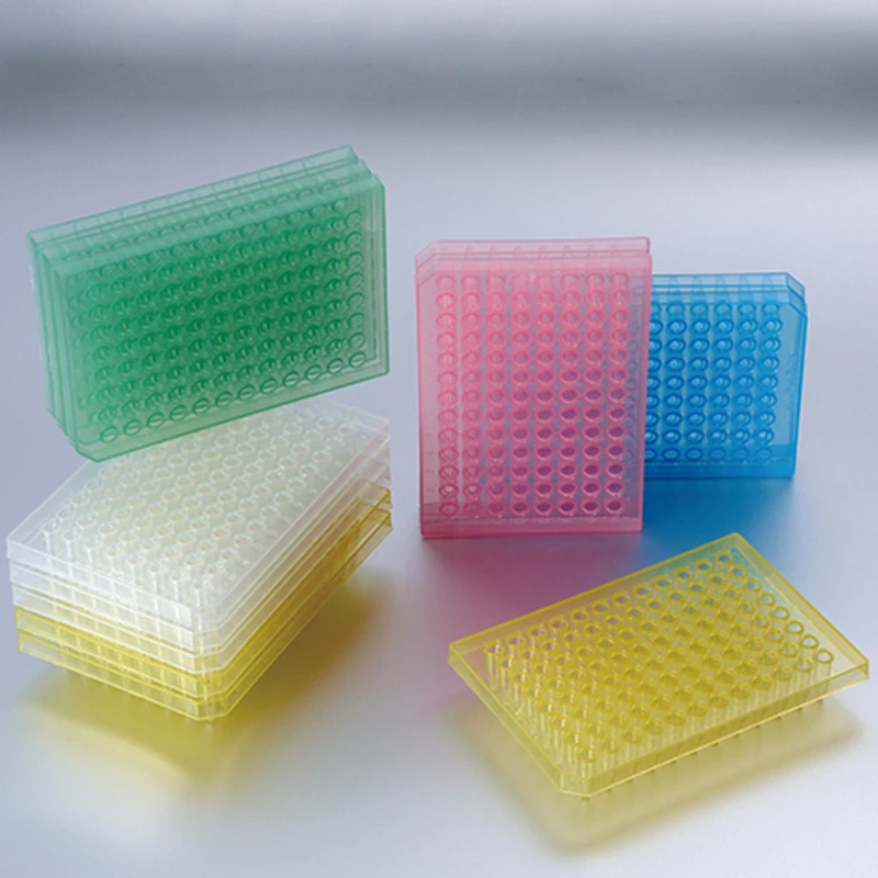 

5 Pcs Laboratory 96 Well PCR Plate PP Clear