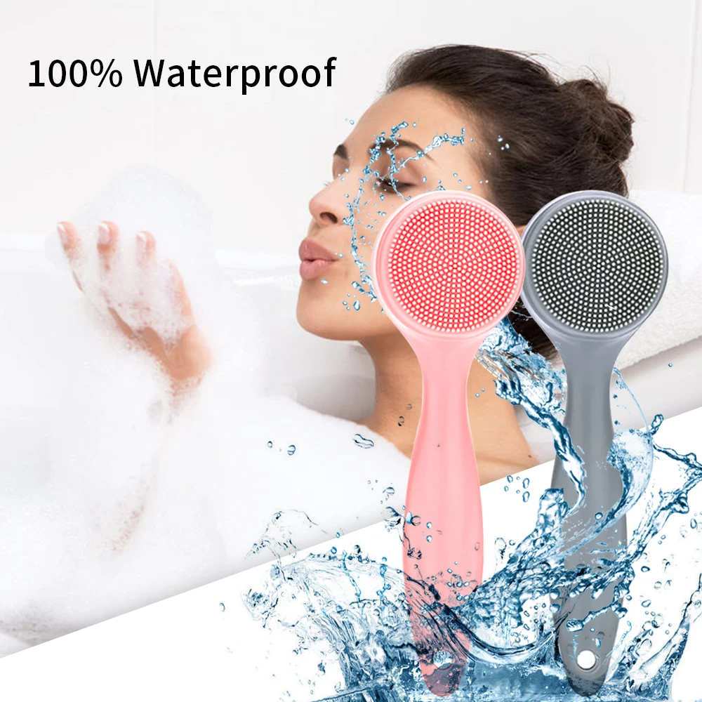Щетки для чистки лица массажер мягких волос и силиконовая щетка средство
