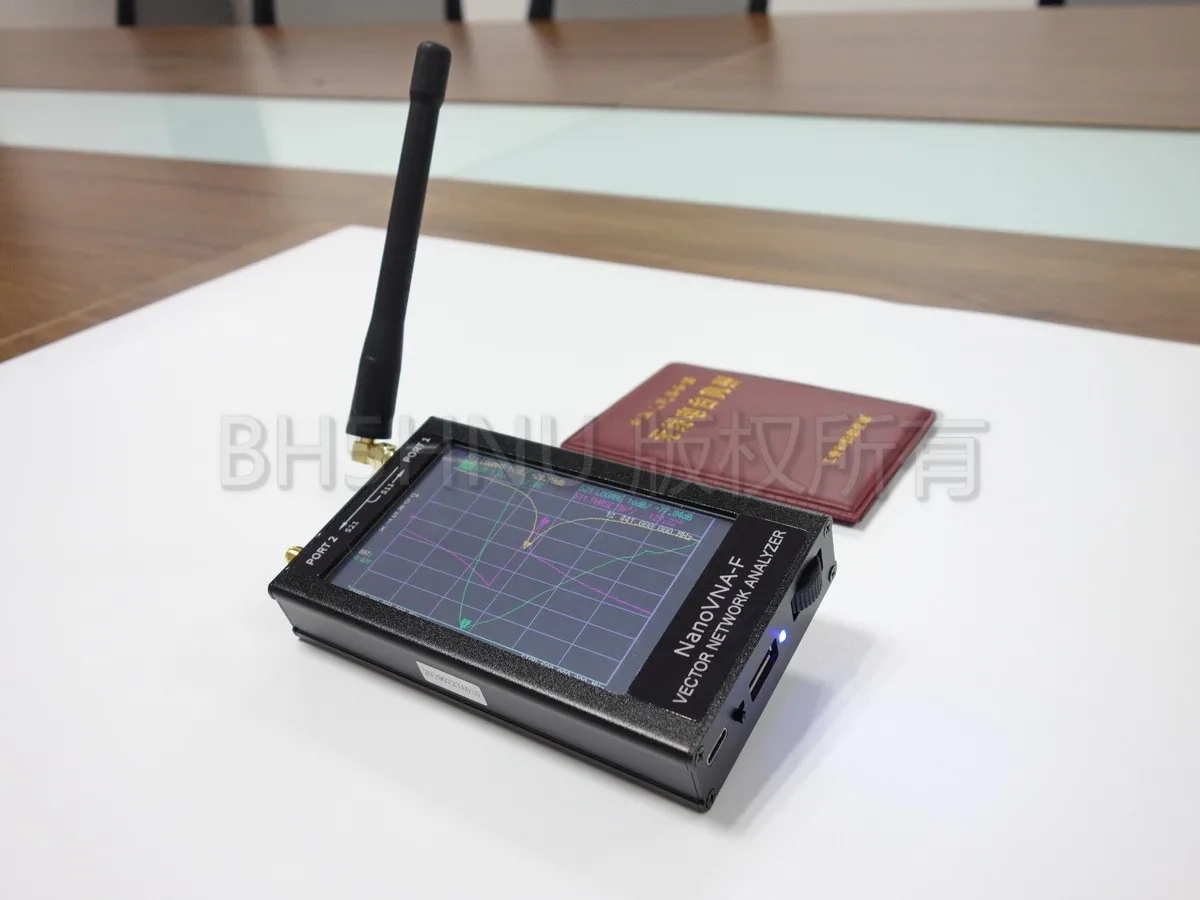 Новейшая модель; NanoVNA-F вектор сетевой анализатор VNA HF VHF UHF анализатор антенны коротковолновое 4,3 дюйма 50 k-1 ГГц встроенный 5000mA Батарея