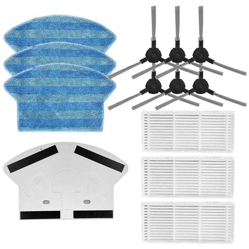 Пылесос боковая щетка Hepa фильтр Швабра Ткань бак для воды Midea VCR03 Запчасти робота