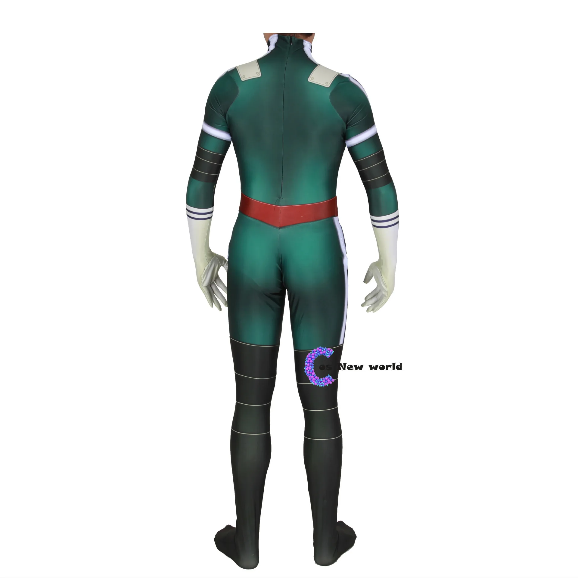 

2020 New My Hero Academia Midoriya Izuko Deku Cosplay Costumes Men Women Girls Zentai Suit Halloween Bodysuit for Kids Adult