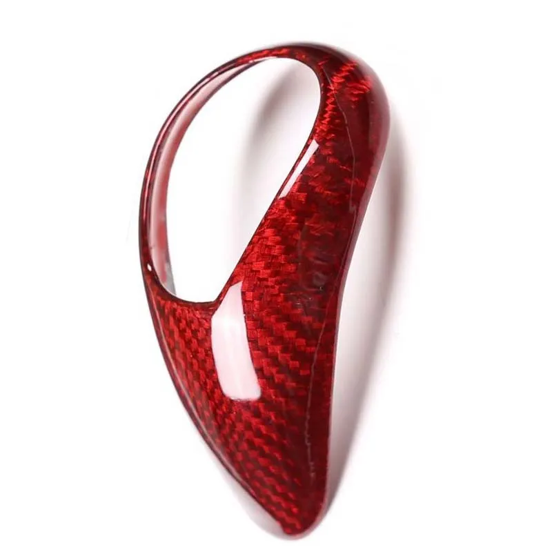 Красный углеродного волокна Шестерни рукоятка рычага переключения передач