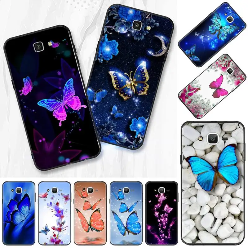 

Beautiful butterfly colorful flower Phone Case For Samsung Galaxy J2 J4 J5 J6 J7 J8 2016 2017 2018 Prime Pro plus Neo duo