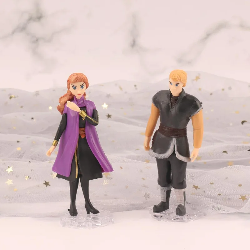 5 шт./компл. Disney Холодное сердце изпвх и Анна Эльза Кристофф Олаф Sven модели игрушки