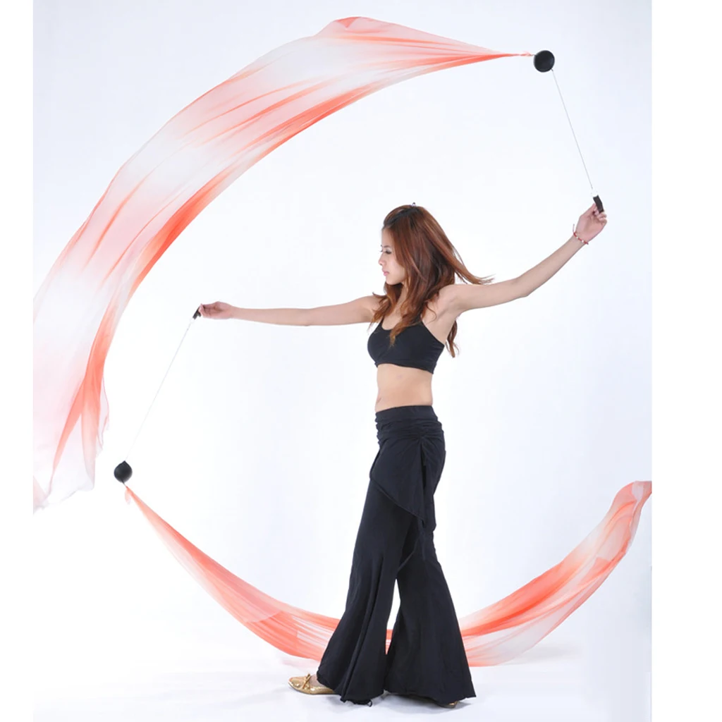 

2x Poi Thrown Balls Fairy Belly Dance Stage Party Show Dancing Accessories