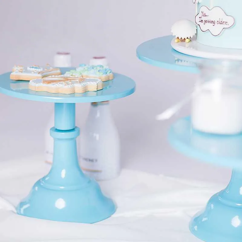 

Iron cake stand Home wedding decoration desktop afternoon tea birthday dessert fudge wrought tray party display stand