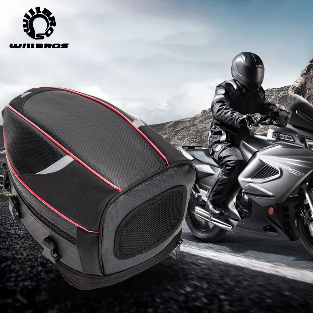 Сумка на заднее сиденье мотоцикла водонепроницаемые прочные Чехлы для